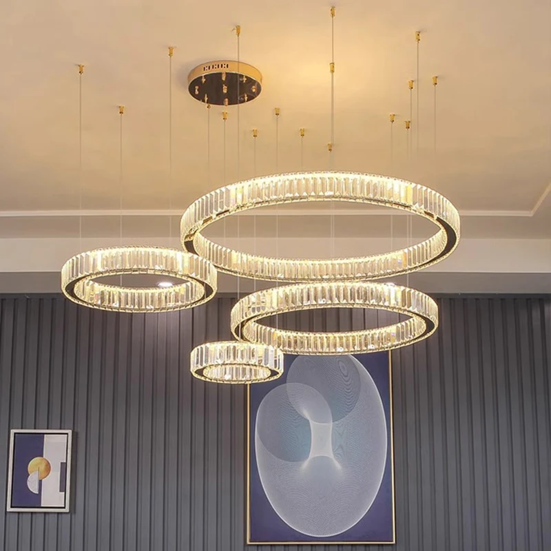 Modern crystal chandeliers indoor lighting Ceiling lamp hanging lights led chandeliers for the living room indoor lighting