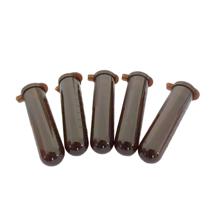 5ml 50pcs Centrifuge Tube Disposable Centrifuge Snap Cap Laboratory Test  Vial Clear Plastic Vials Container Laboratory Supplie