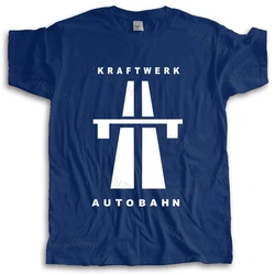 New fashion t-shirt cotton tees Autobahn - Kraftwerk Mens Music T-Shirt Autobarn brand top tees unisex teeshirt