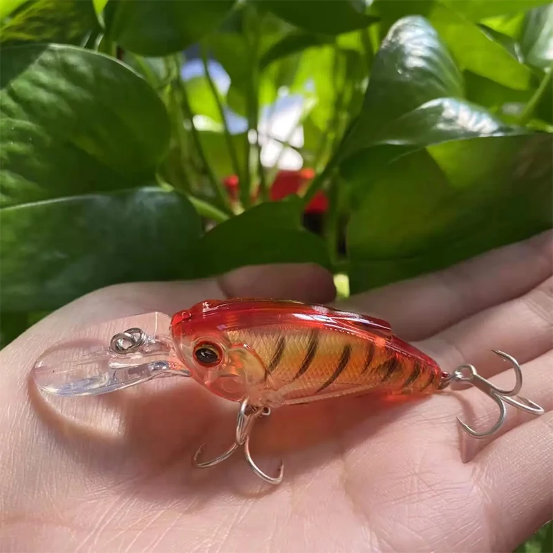 55mm 9.5g Crankbait Fishing Lures Topwater Floating Wobblers Artificial Hard Bait for Pike Bass Plastic Swimbait Pesca Equipment