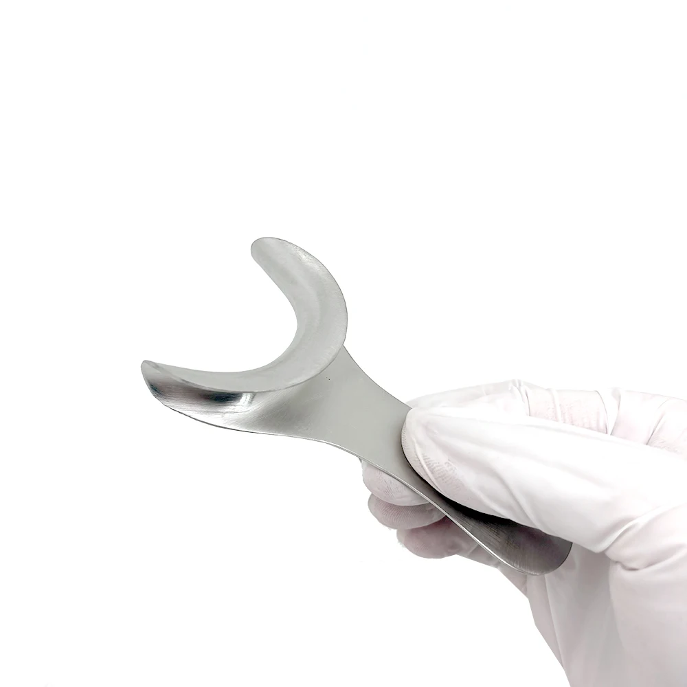 Abridor de boca Dental en forma de T, herramienta de gancho Retractor de labio y mejillas de acero inoxidable para cirugía Oral, suministros clínicos de dentista