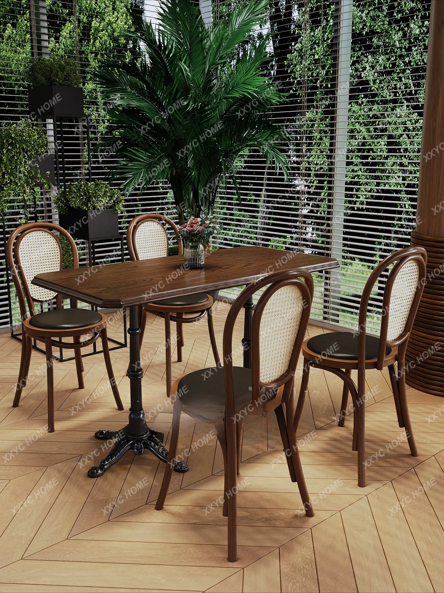 Café, tables and chairs, vintage light meals, baked desserts, dining tables, afternoon tea, simple restaurant