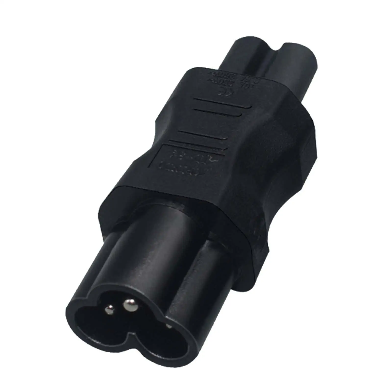 Адаптер питания IEC C6 на C7 для ноутбука, замена камеры, черный цвет, высокий