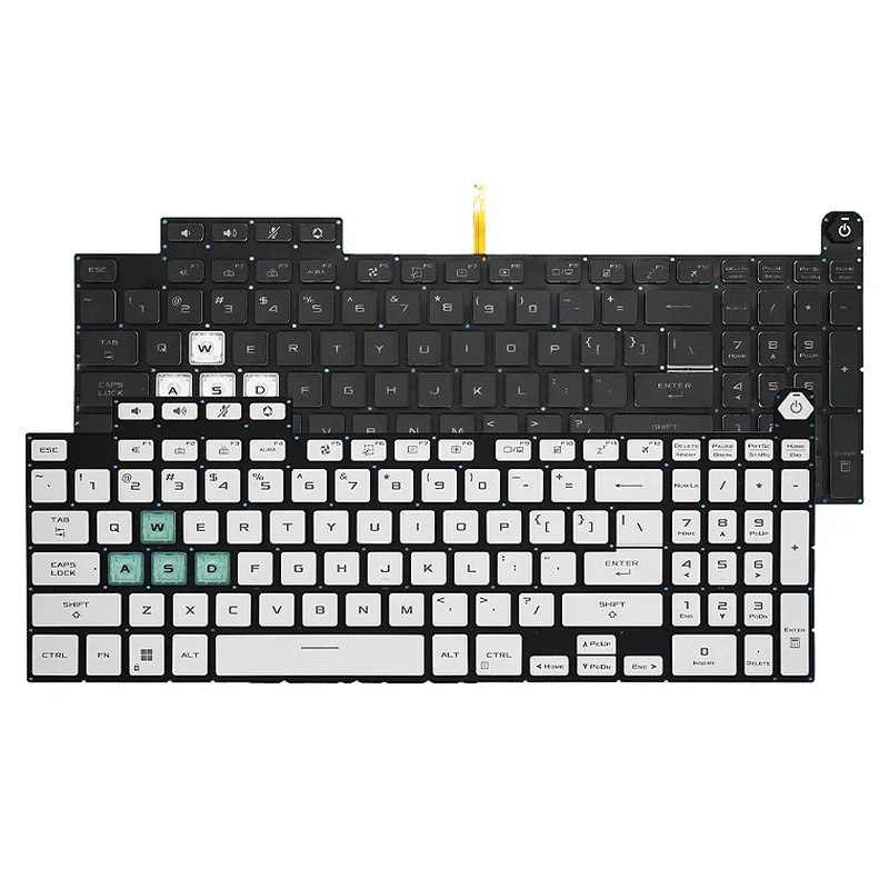 US RU SP RGB Backlit Laptop Keyboard For ASUS TUF Gaming A15 F15 FA507 FA507RC FA507RE FX507 FX517 A17 FA707 F17 FX707 FX707ZC