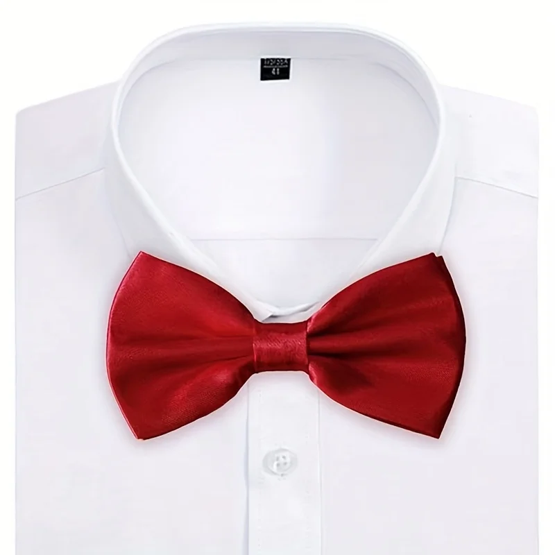 8Pcs/12Pcs Men's Burgundy Pre- - Men'S Formal Wear Bow Ties 评论和价格