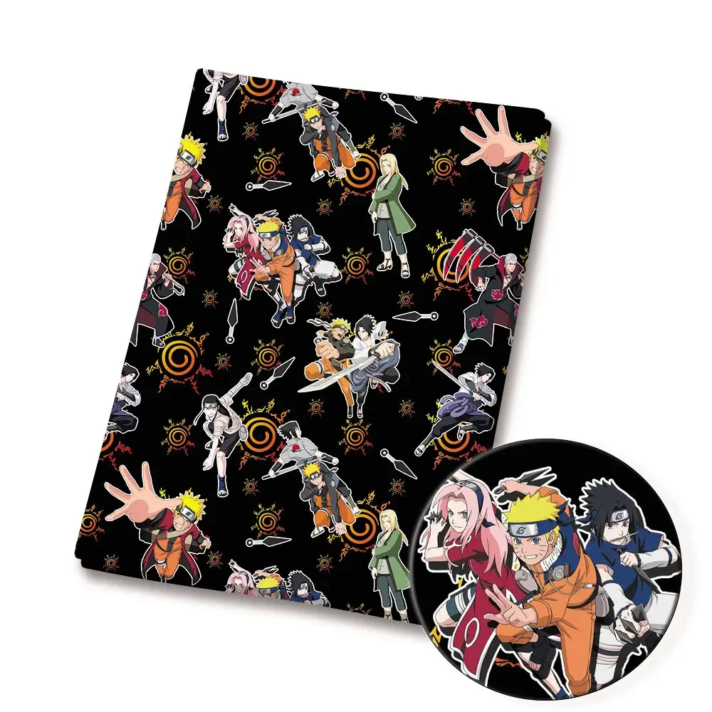Naruto Anime periferiche tessuto 140*50 cm cucito fai da te patchwork quilting vestito da bambino tessuto stampato tessuto cucito bambini