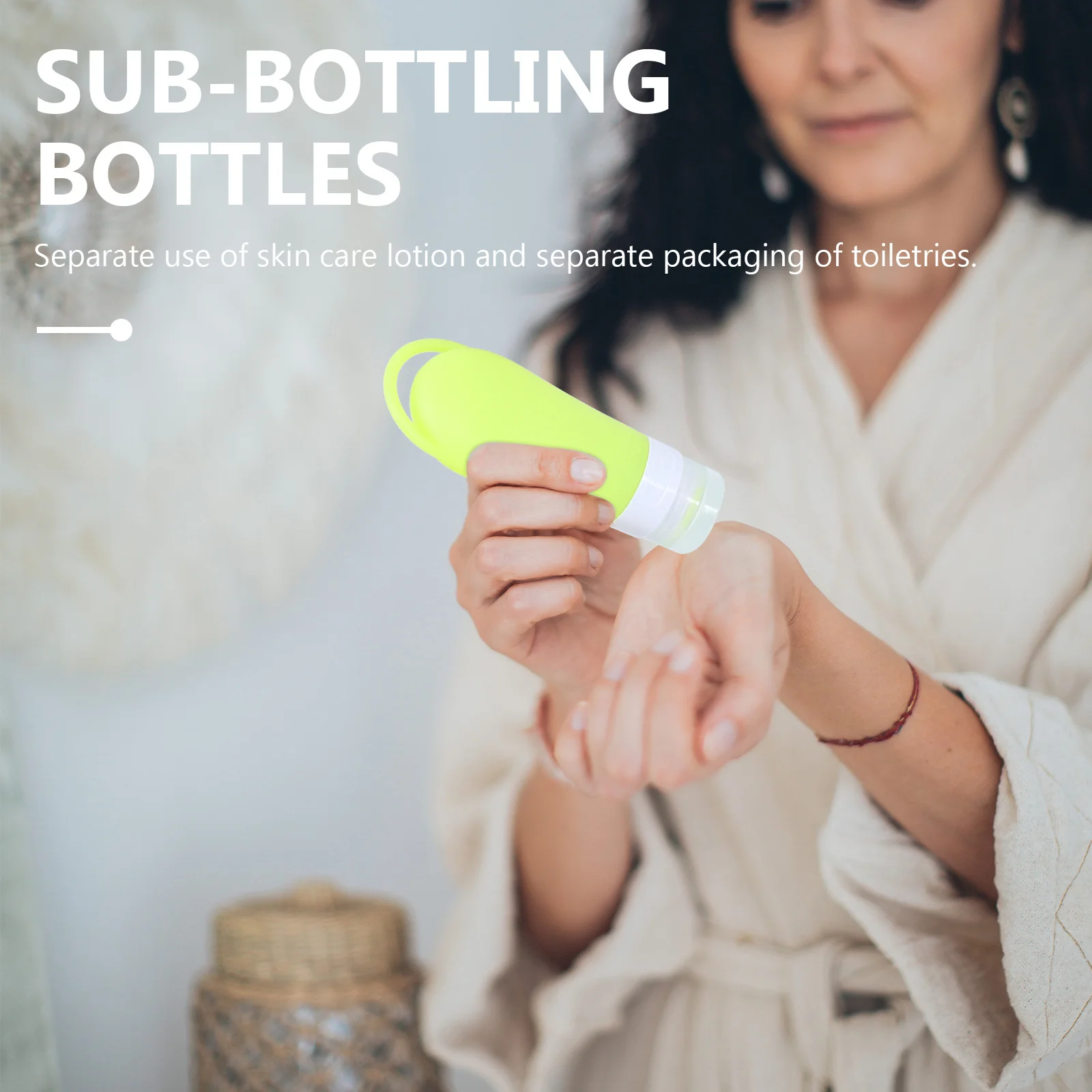 

4 PCS Bottle Toiletry Bottles for Traveling Reusable Toiletries Portable Lotion