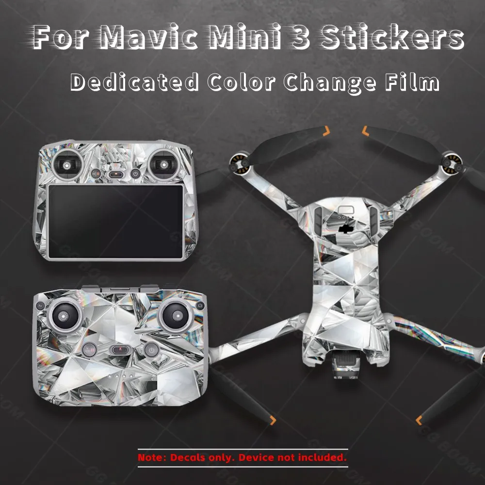 

Защитная пленка из ПВХ для пульта ДУ RC-N1/RC и корпуса Mavic Mini 3, полноразмерная наклейка, устойчивая к царапинам, креативный декор, аксессуары