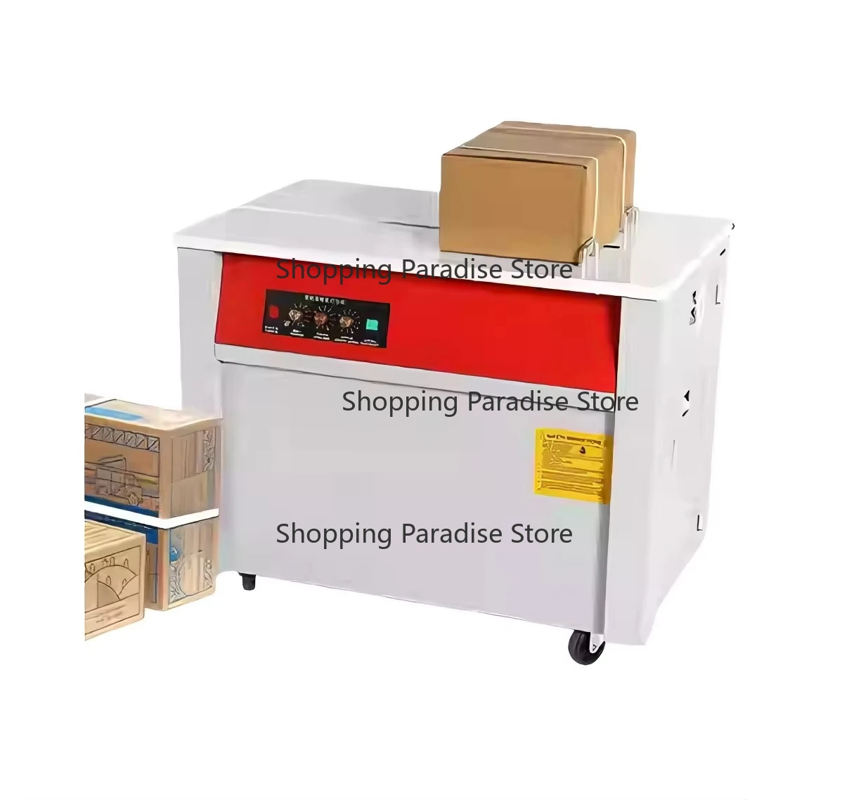 

Dual-Motor Strapping Machine for Carton Book Paper Case Packing PP/PET Belt High/Low-Platform Box Banding Baler