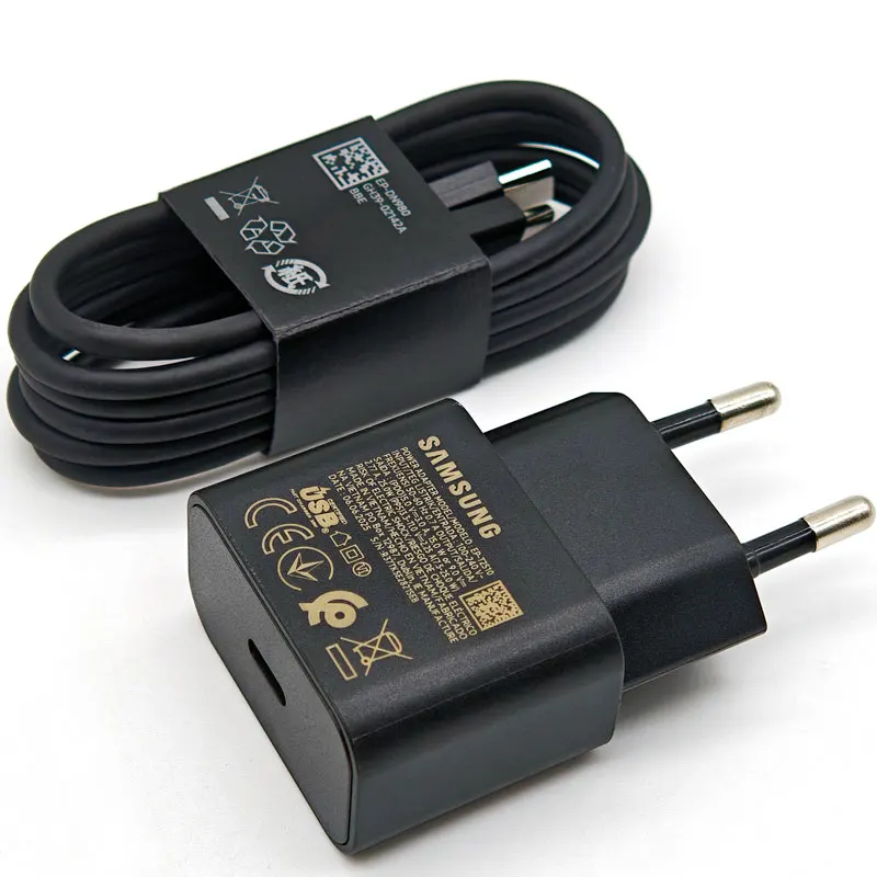 Зарядное устройство для Samsung 25 Вт, адаптер питания Super Fast Charge PD для Galaxy A15 A35 A55 A54 A16 A26 A36 A56 S25 S24 S23 S22 S21 S20 FE