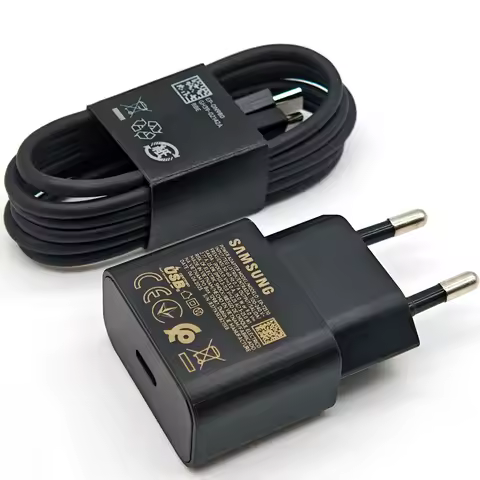 For Samsung 25w Charger Super Fast Charge PD Power Adapter For Galaxy A15 A35 A55 A54 A16 A26 A36 A56 S25 S24 S23 S22 S21 S20 FE