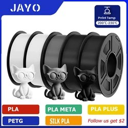 JAYO 5Rolls PLA/PLA Plus/petg/ABS/TPU/PLA meta/PLAYG/HS-PLA 3D Printer Filament 1.75mm FDM 3D Printer Materials for 3D Printer