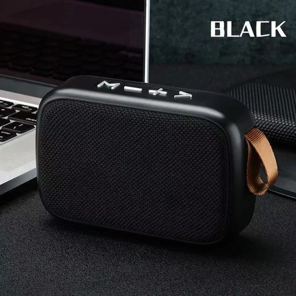 Mini Fabric Wireless Speakers Blue Tooth 5.0 Portable Outdoor Sports Audio Stereo Support TF Card Can Search For Radio Stations