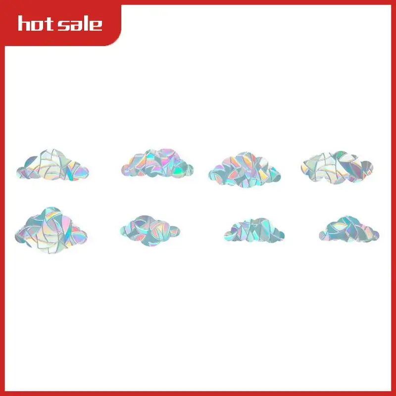 

24Piece Adhesive-Free Electrostatic Window Film 3D Window Film Laser Colorful Window Glass Film Rainbow Window Film Colorful