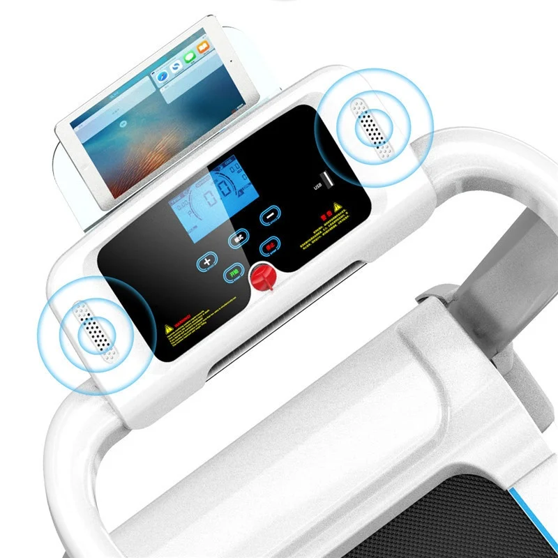 Mini Desk Treadmill Portable Foldable Walking Pad Electric Running Machine with Adjustable Speed for Home Office Indoor Gym