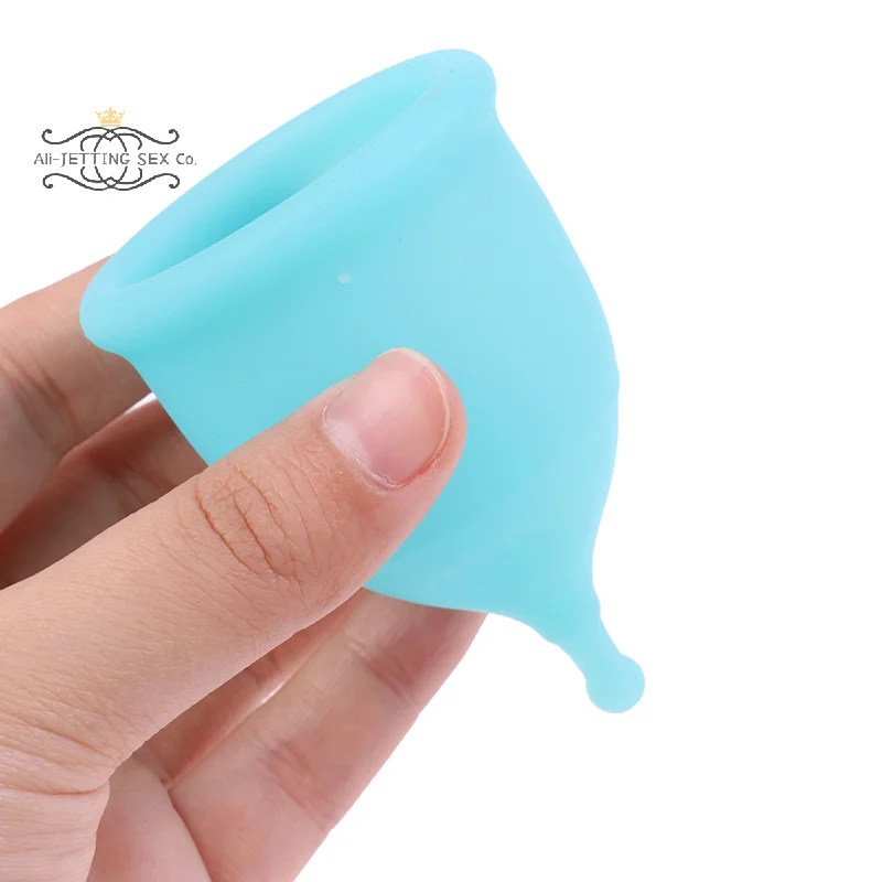 Copo Menstrual Portátil para Mulheres, Silicone Médico, À Prova de Vazamento, Copo Período, Produto de Higiene Feminina, 1Pc