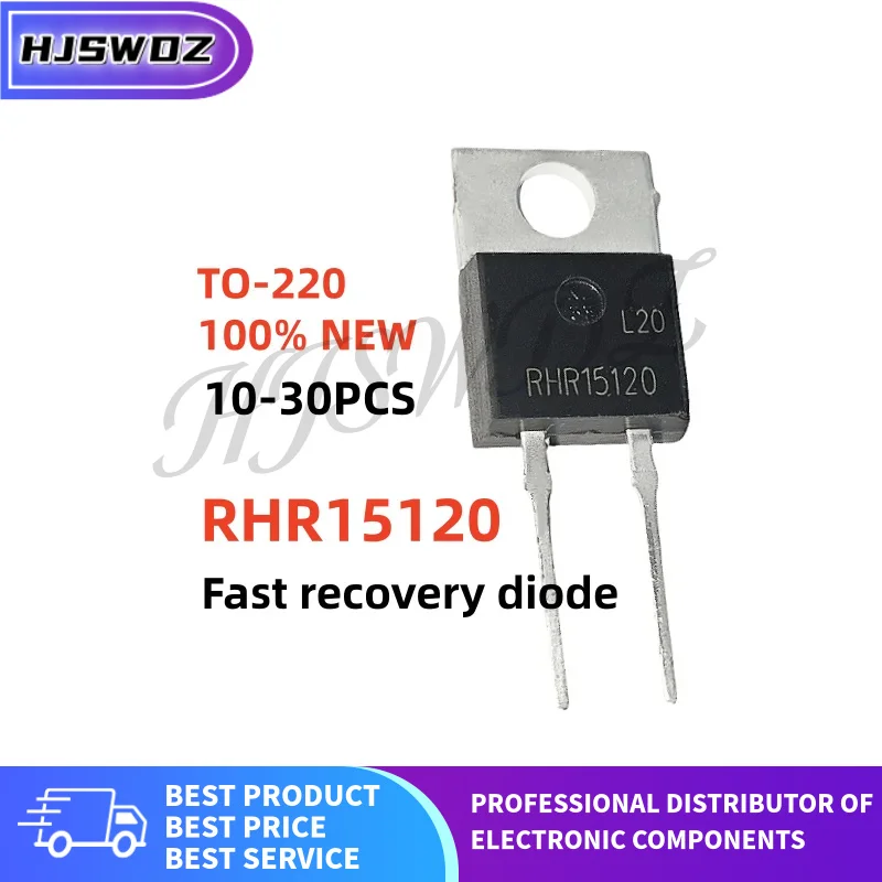 10/20/30PCS Brand New RHR15120 RHRP15120 TO-220 Fast recovery diode High-quality