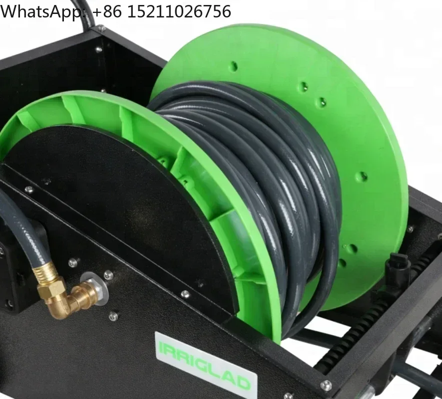 40m Automatic Retractable Garden Watering Hose Reel Cart Travelling Sprinkler