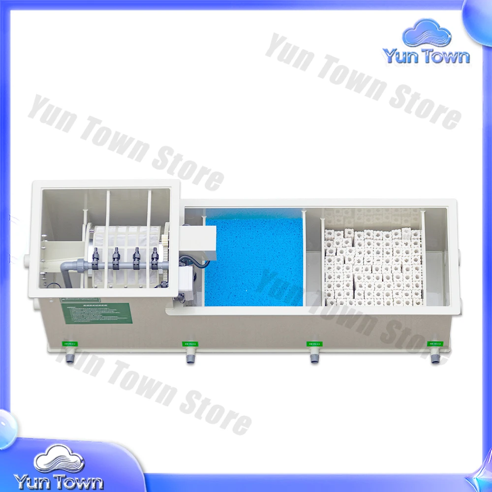 Home Use Garden Koi Pond Filter System Aquarium Fish Tank 10m3/h UV Bio-bacteria Combi Drum Filter for Pond