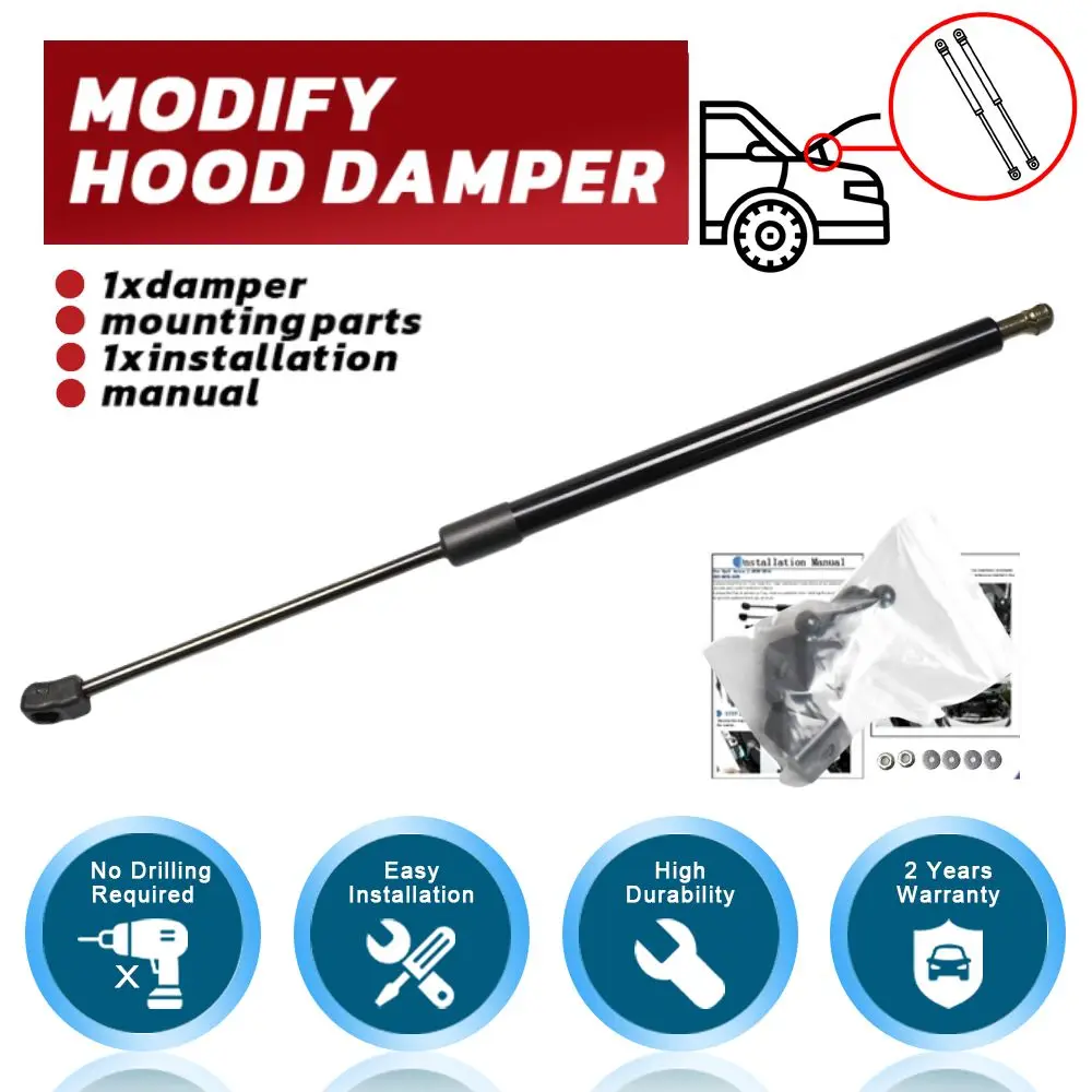 Hood Damper for Citroen C5 x7 Tourer 2007-2017 ONLY ONE DAMPER Gas Strut Lift Support Front Bonnet Modify Springs Shock Absorber