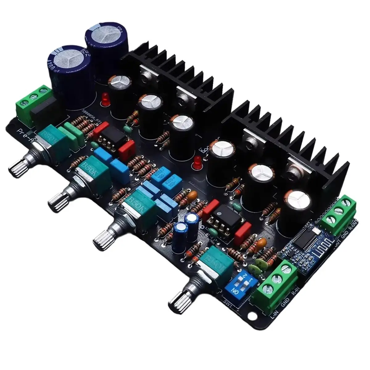 SCLS Bluetooth Hi-Fi Preamp Board M5 Class A Parallel Design, Tube Sound Tone Preamplifier High-Fidelity Tube-Sounding Board
