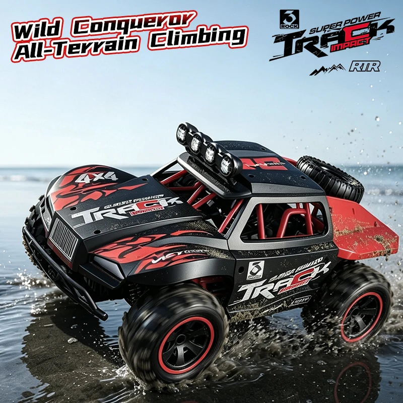 C35 RC Off‑Road Car 1:18 2.4G Radio Controlled Monster Truck 28‑30KM/H High Speed RC Toy Car for Kids Gift