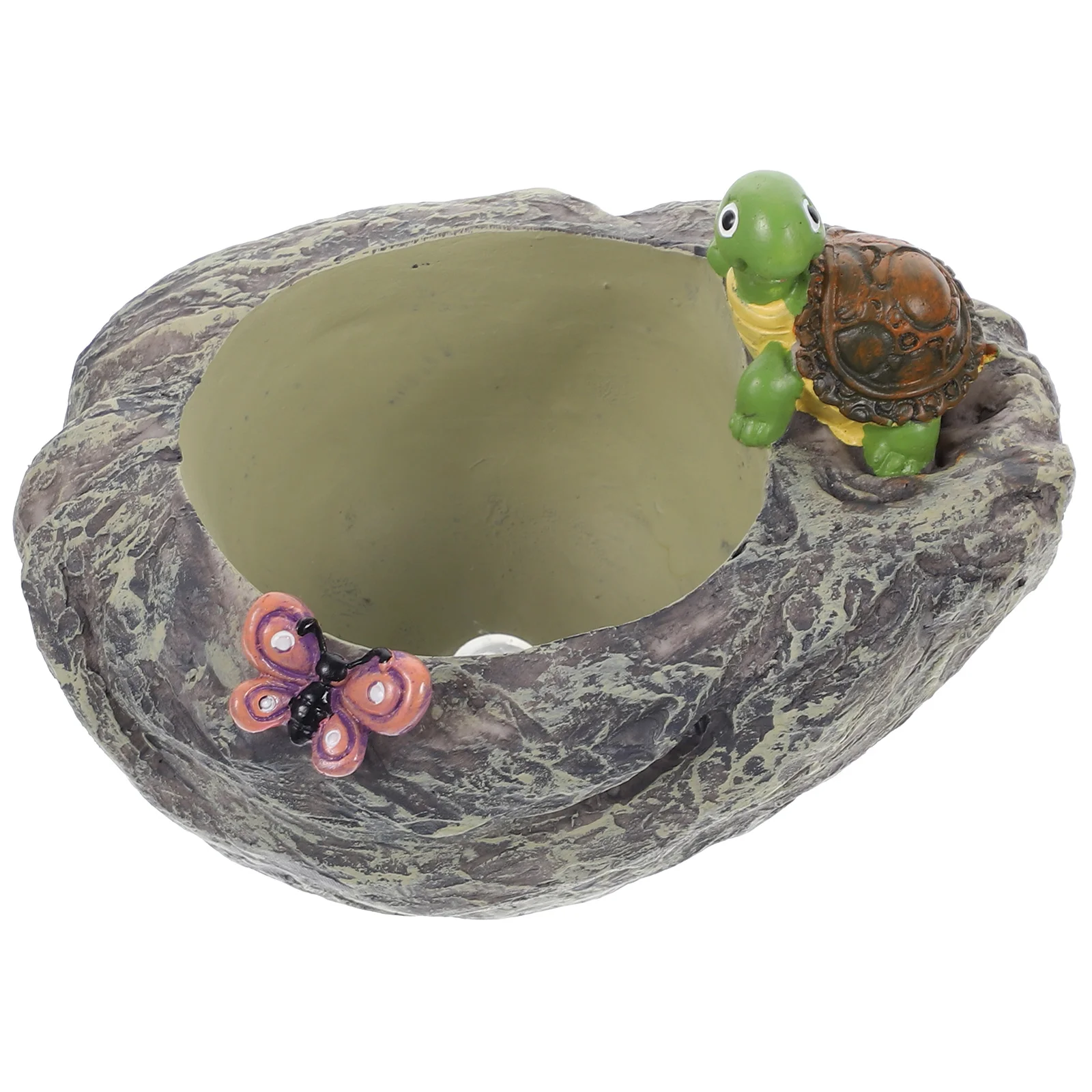 

1 Pc Turtle Flowerpot Lovely Planter Resin Craft Succulent Balcony Garden Decor Environmental Protection Home Office