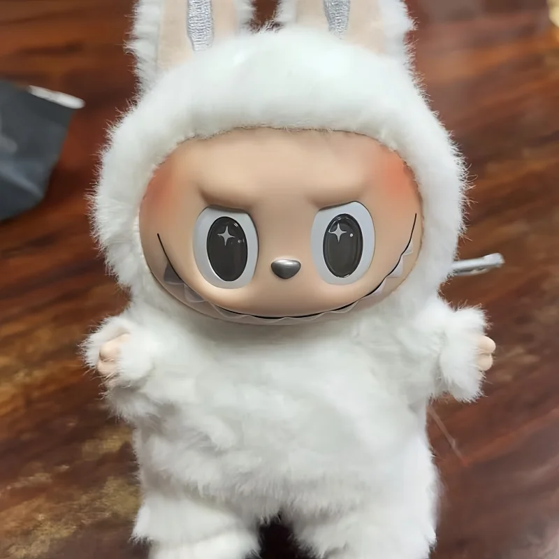 2024 nuevo el monstruo Labubu Serie Zimomo Ángel cambio creativo muñeca Diy figura vinilo colgante muñeca juguete réplica juguete regalo de Navidad