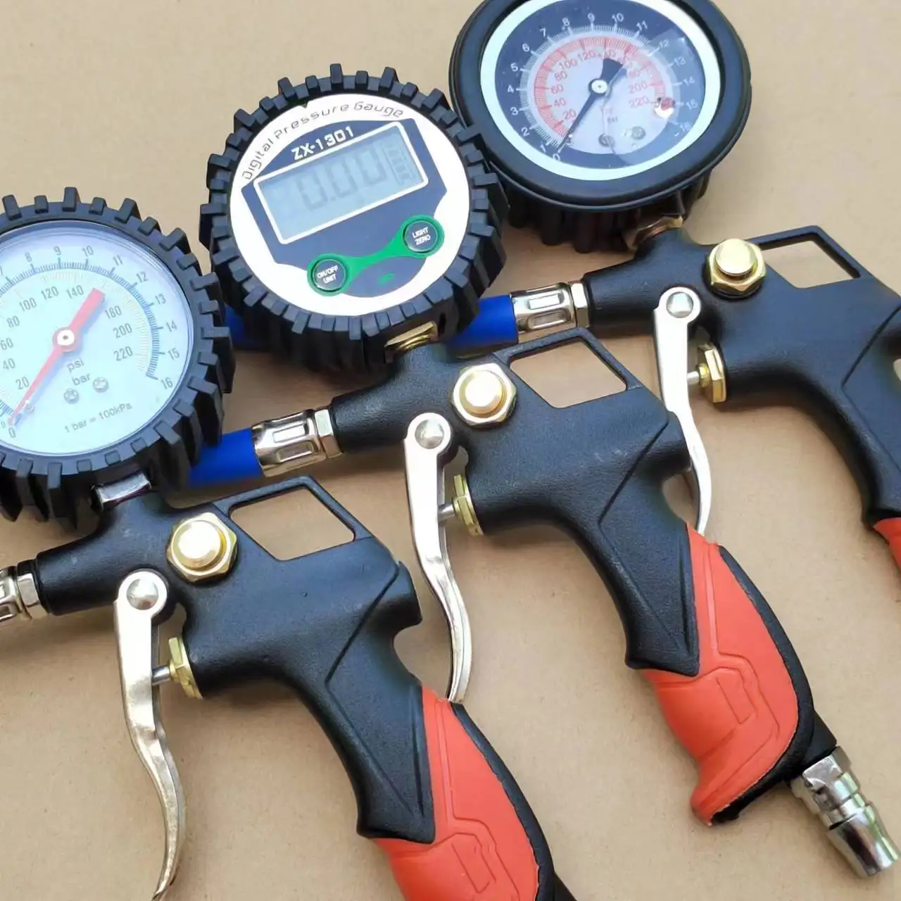Hochpräzises digitales Manometer für Reifendruck, Öl-Tauchmanometer für Reifendruck, Luftinjektions-Reparaturwerkzeugteile für Kraftfahrzeuge – Detail 2