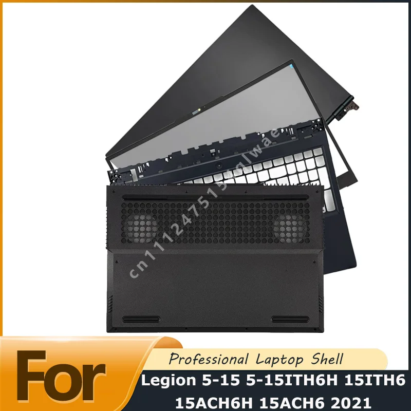 New  Laptop Screen Back Cover Bezel Palmrest Bottom Replacement For Legion 5-15 5-15ITH6H 15ITH6 15ACH6H 15ACH6 2021