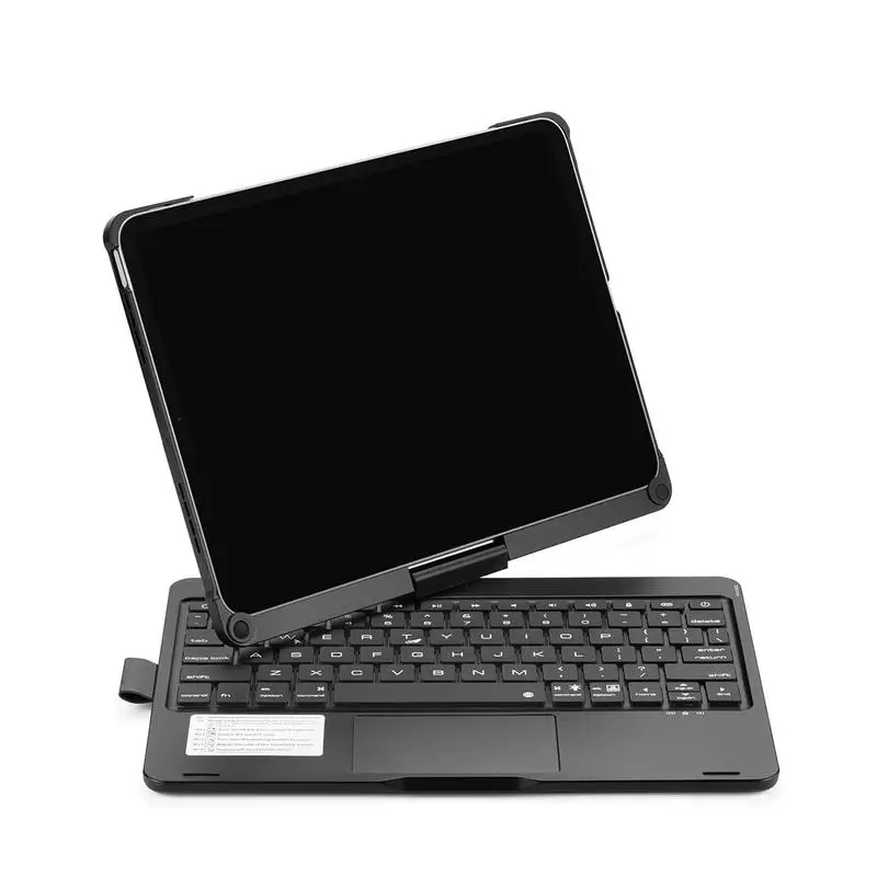Wireless Tablet Keyboard Tablet Backlit Wireless Keyboard Rainbow Light Keypad Protective Tablet Keyboard Tablet Accessory