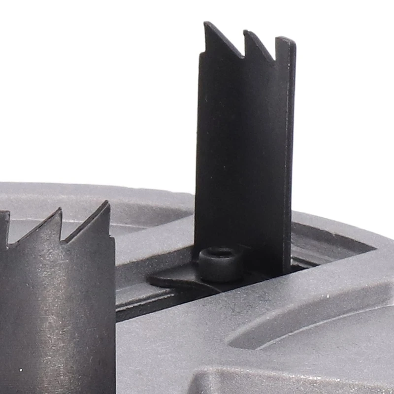 Round Circular Punch Saw Adjustable Punching Saw Hole Opener Tools with Positioning Bit and 3 Tooth Blades-A44I