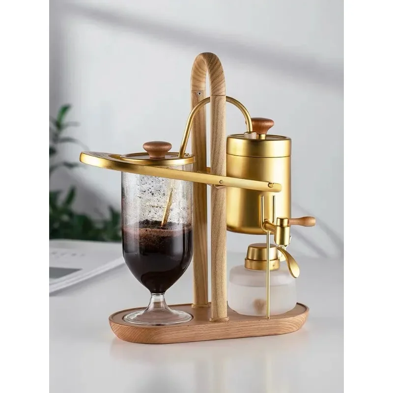 2021 New Royal Belgian Coffee Pot/Elegant royal balancing syphon coffee maker/Belgian balancing syphon coffee pot for Barista