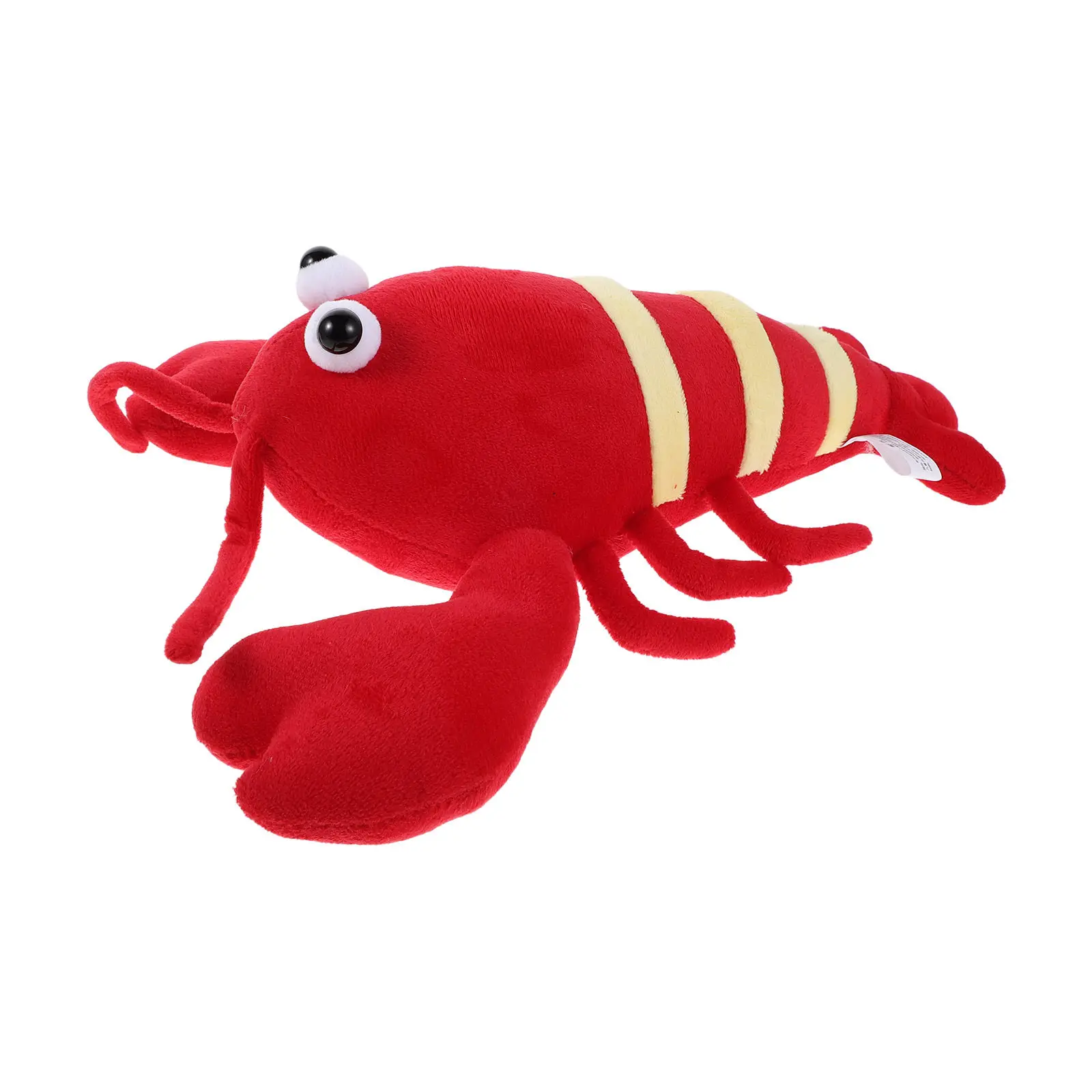 

Милый красный плюшевый омар: легкий, простой в уходе, декор в морском стиле для детской, игровой комнаты, офиса, гостиной, на день рождения