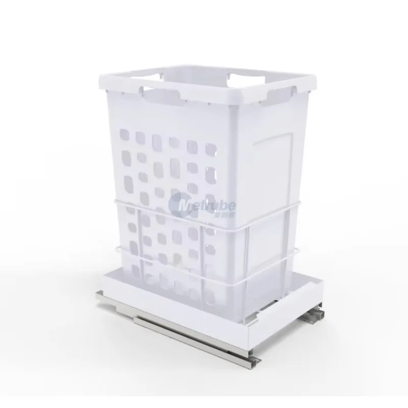 

Plastic laundry basket pull up bucket clothes basket