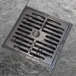 Stainless Steel Floor Drain Household Deodorant Shower Drain Bathroom Bath Filter Hair Floor Drain Water Ionizer Floor Filter