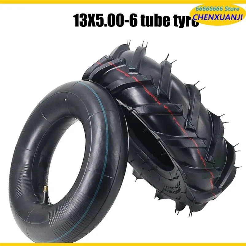 

13-дюймовые резиновые шины 13x5,00-6 дюймов, шины 5,00-6 внутренней части, для складных велосипедов, скутеров, квадроциклов, четырехколесных внедорожников