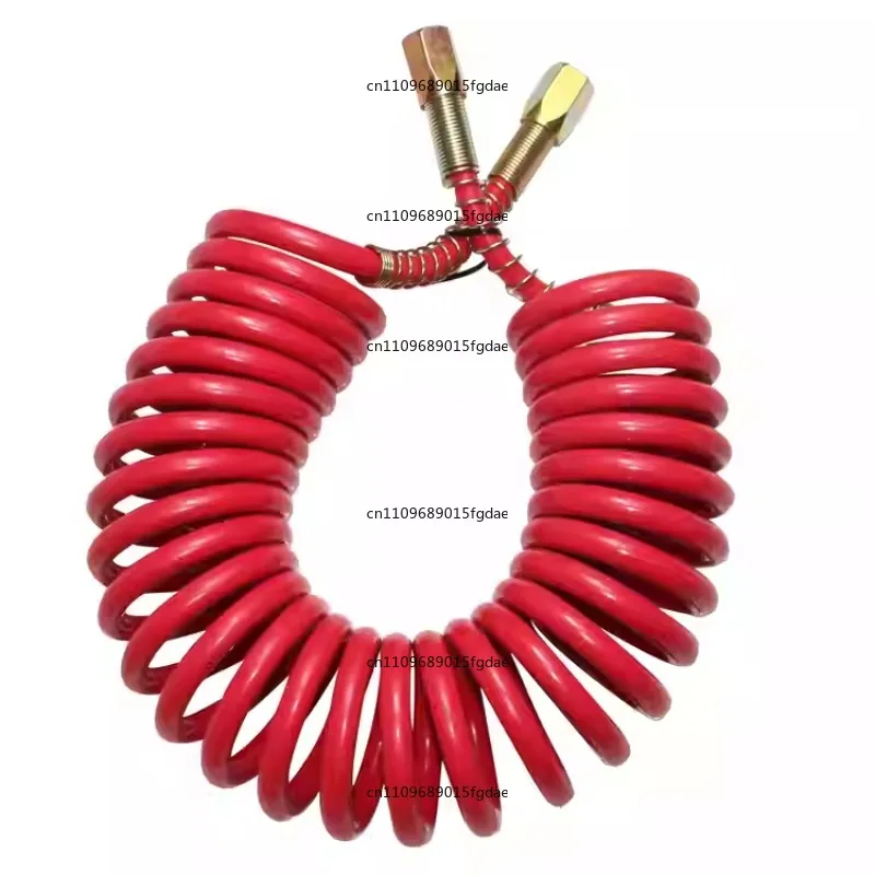 -40℃ Extreme Cold Resistant Spiral Air Brake Hose, Coiled Spring Tube for Semi-Trailer Truck Connection