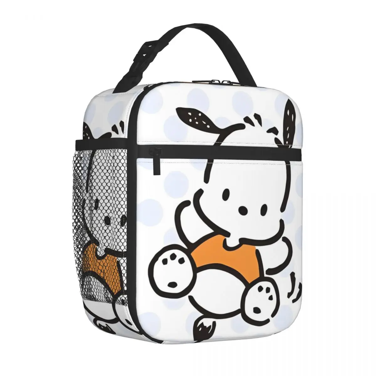 

Pochacco Jumpping Insulated Lunch Bags Large Meal Container Thermal Bag Tote Lunch Box School Travel Food Bag