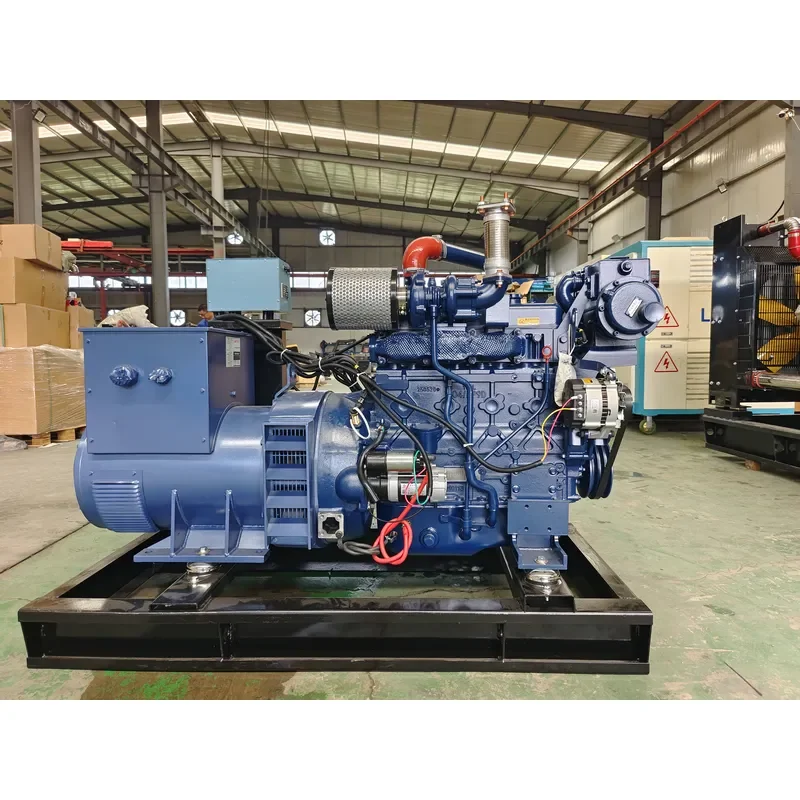 50KW 500KW Marine Diesel Generator Set 1800RPM 60Hz 220V 380V Prime Power Genset Engine for Boat Ship Industrial Use RS485