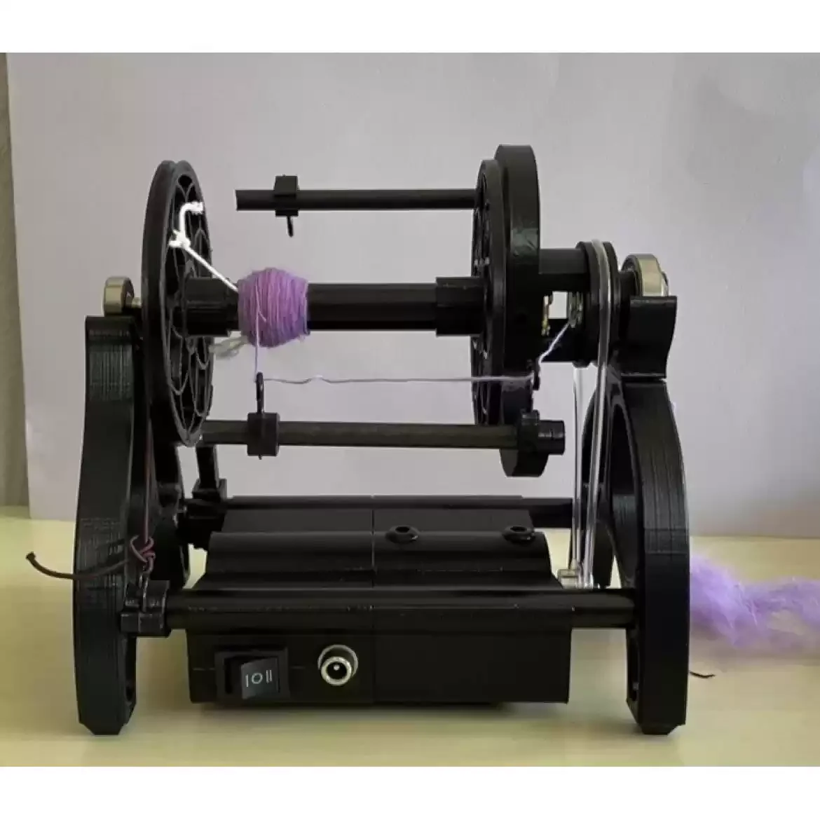 Home-use mini electric small spinning wheel - no installation required, adjustable speed, 12V for weaving