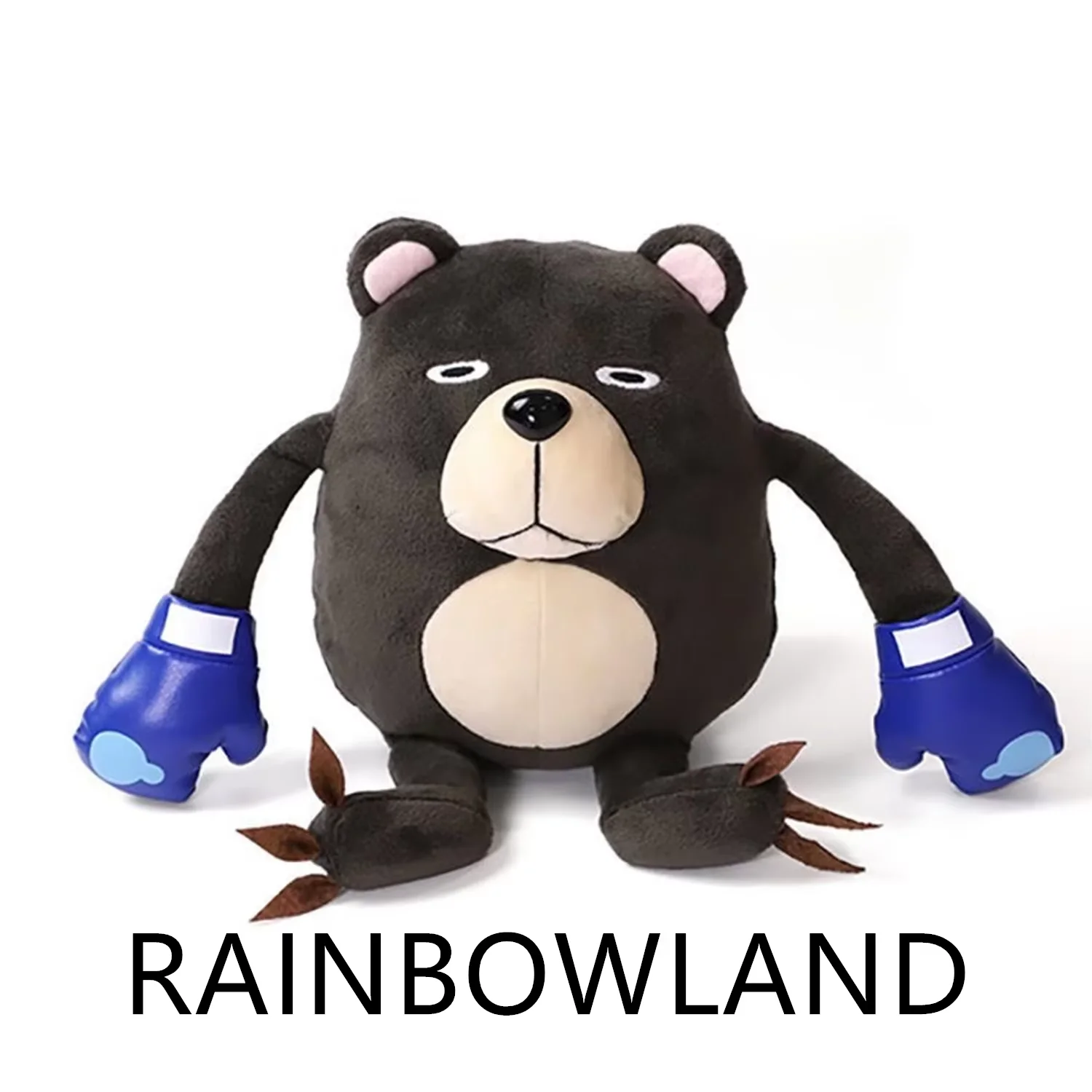 

New Cute Anime Tsukamoto Jugai Boxing Bear Plush 25CM For Girls Boys Kids Stuffed Toys Children Gifts