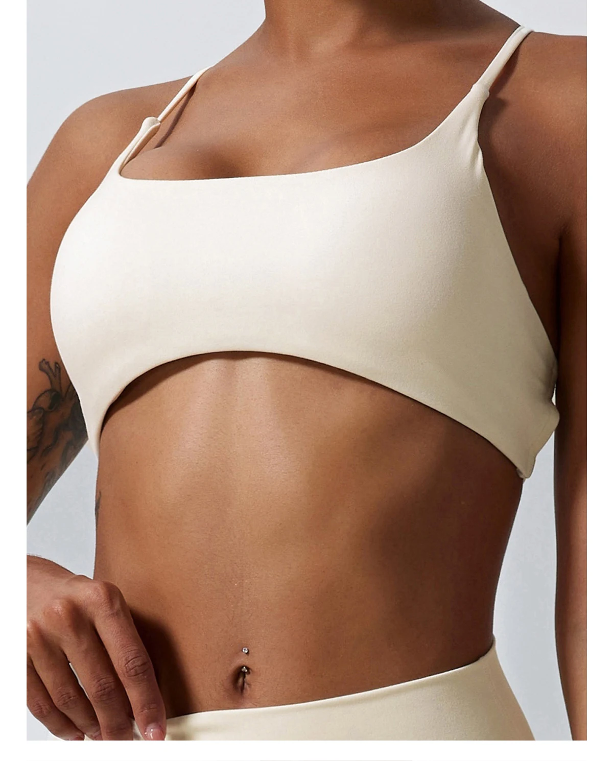 Hearuisavy Sommer Damen Sport-BH Unterwäsche Sportbekleidung Gym-Top Yoga-Kleidung Atmungsaktiv Schnelltrocknend Lauf-Pilates-Fitness-Top – Detail 31