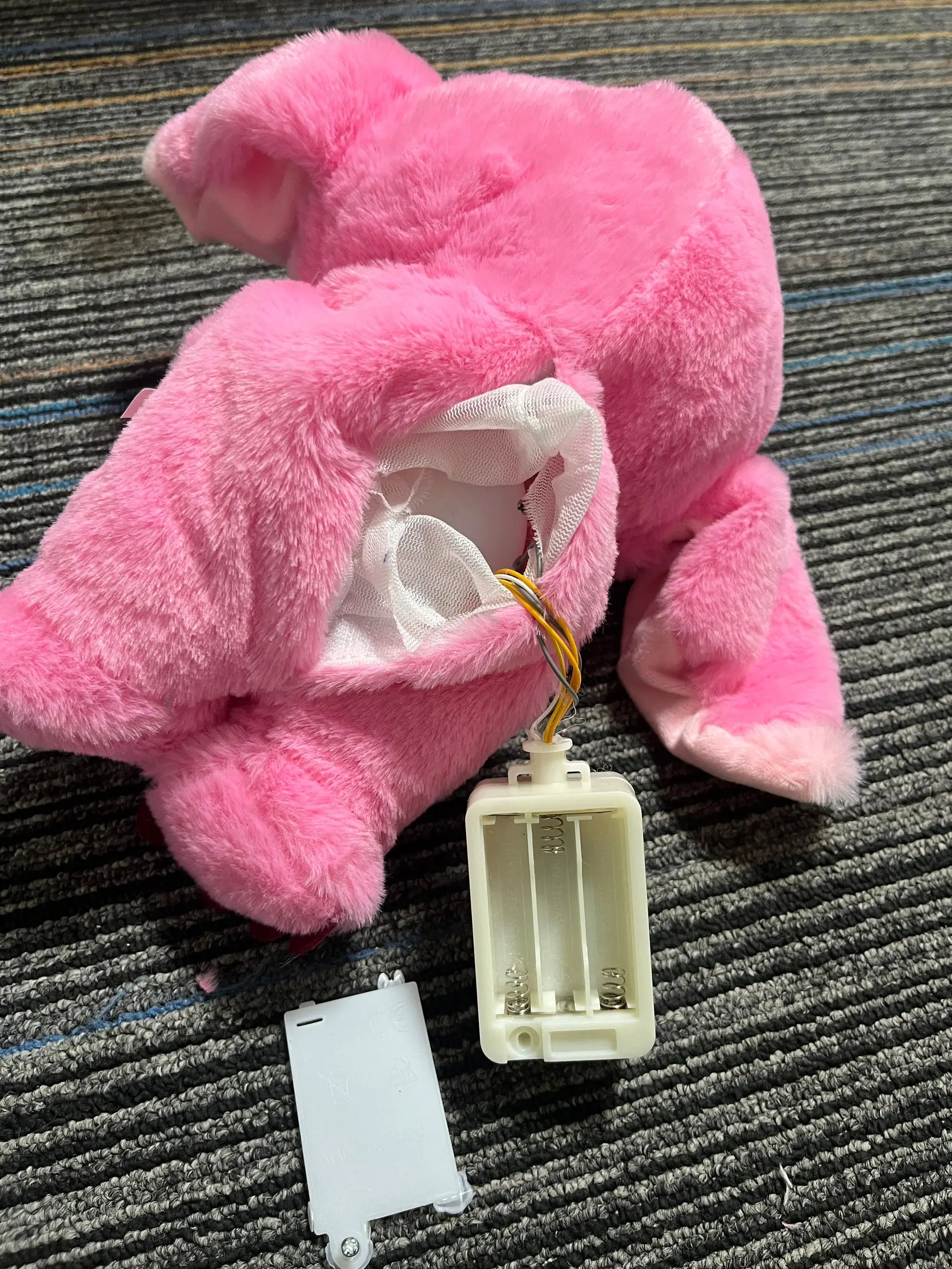 Toy Breathing Bear Breathing Otter Dual Color Breathing Stitch Children Soothing Sound and Light Doll Animal