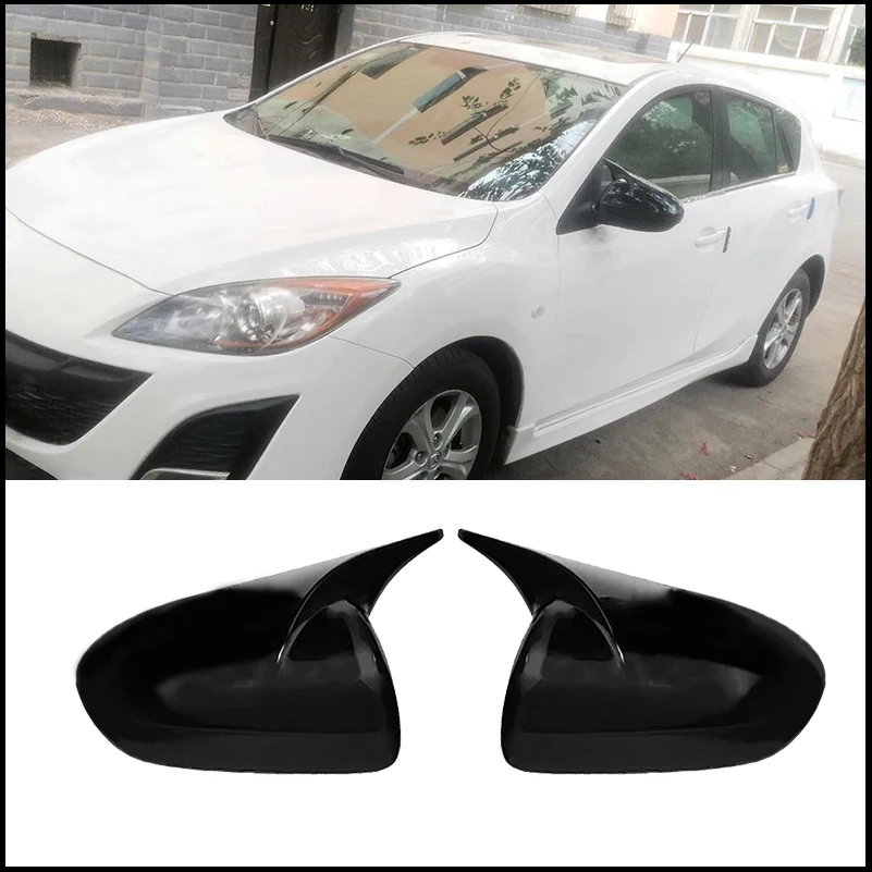 Car Styling Parts For Mazda 3 BL 2010-2012 2013 Rearview Mirror Cover Reverse Housing Case Cap Sticker Trim Auto Accessories