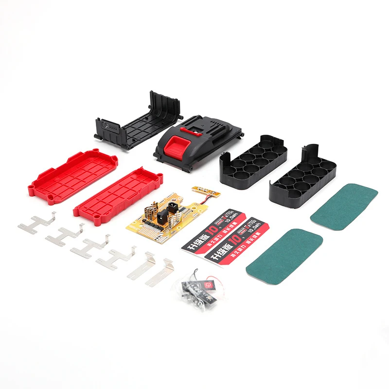 21700 Li Battery Case With Circuit Board For DIY Shell Box With BMS PCB Board Charging Protection Can Install 10/15 Batteries
