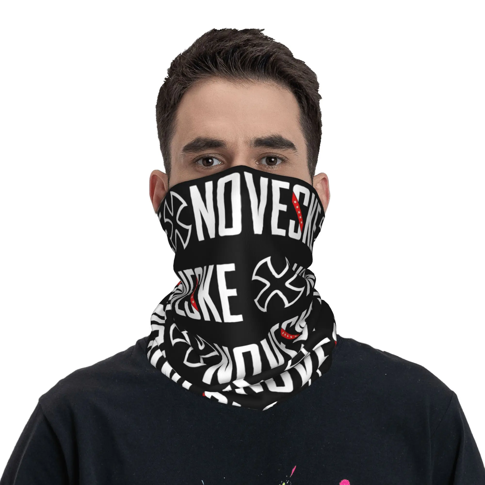 Noveske Rifleworks Bandana Ghetta per il collo Stampata Sciarpa avvolgente per pistola Copricapo caldo da corsa per uomo Donna Adulto Antivento