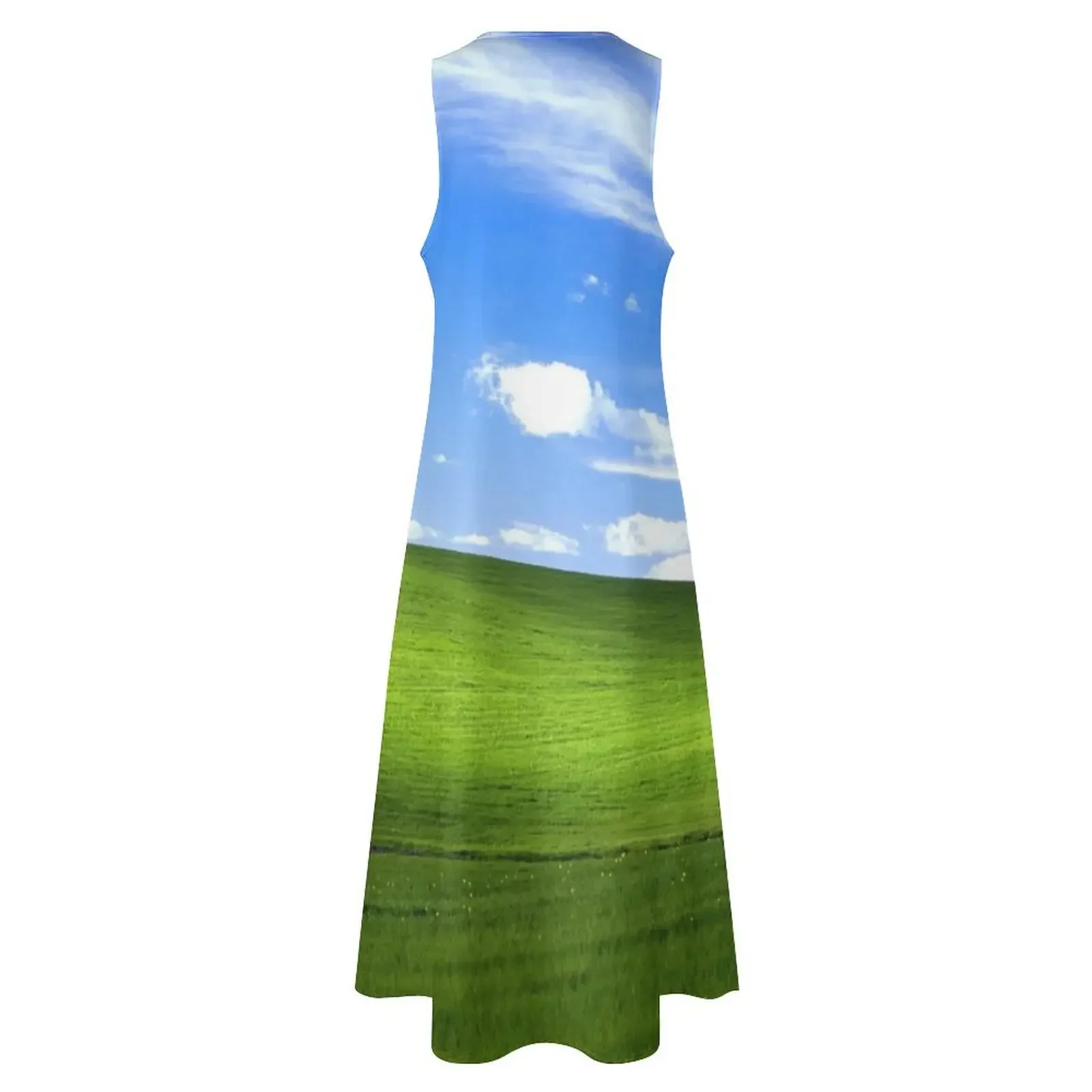 Windows XP خلفية فستان طويل الملابس الجمالية ملابس النساء 2025 الوافدين الجدد فستان للنساء فساتين السهرة فستان السيدات