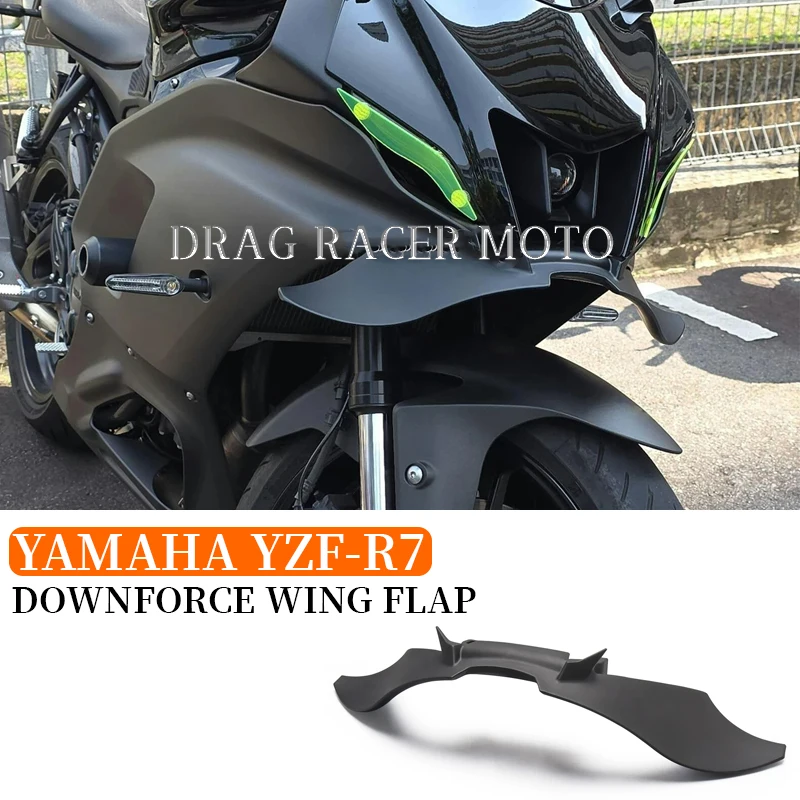 YZF R7 Spoiler Wing For YAMAHA YZF-R7 Motorcycle Front Spoiler Kit YZFR7 Yzf r7 Accessories Downforce Winglet Aerodynamic