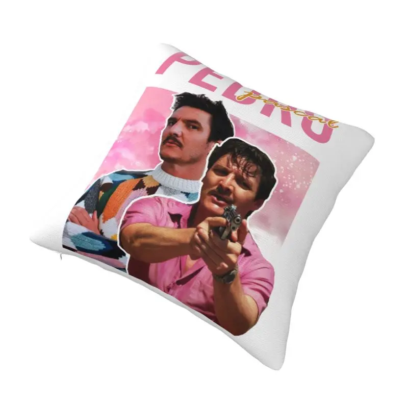 Custom Pedro Pascal Daddy Vinage Throw Pillow Covers Cushion Cover Decoration Salon Square Pillowcase